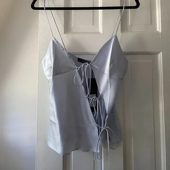 LIONESS Mariah Cami Pale Blue - M NWT - Picture 3 of 4